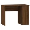VidaXL Desk Brown Oak 100x55x75 Cm Engineered Wood 823031