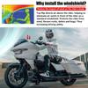 For Harley Road Glide CVO/SE FLTRXSE CVO ST FLTRXSTSE Motorcycle 12" Fairing Windscreen Windshield Smoke Wind Deflector Spoiler