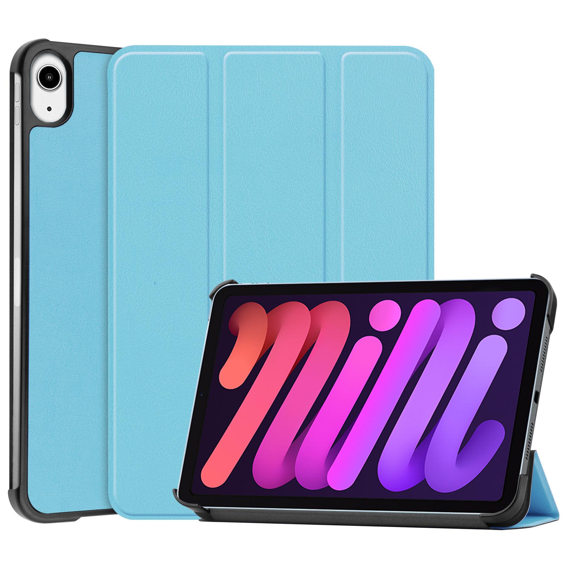 

For iPad Mini 7 Case Mini 7 Leather 8.3inch iPad mini7 2024 небо синє кольору