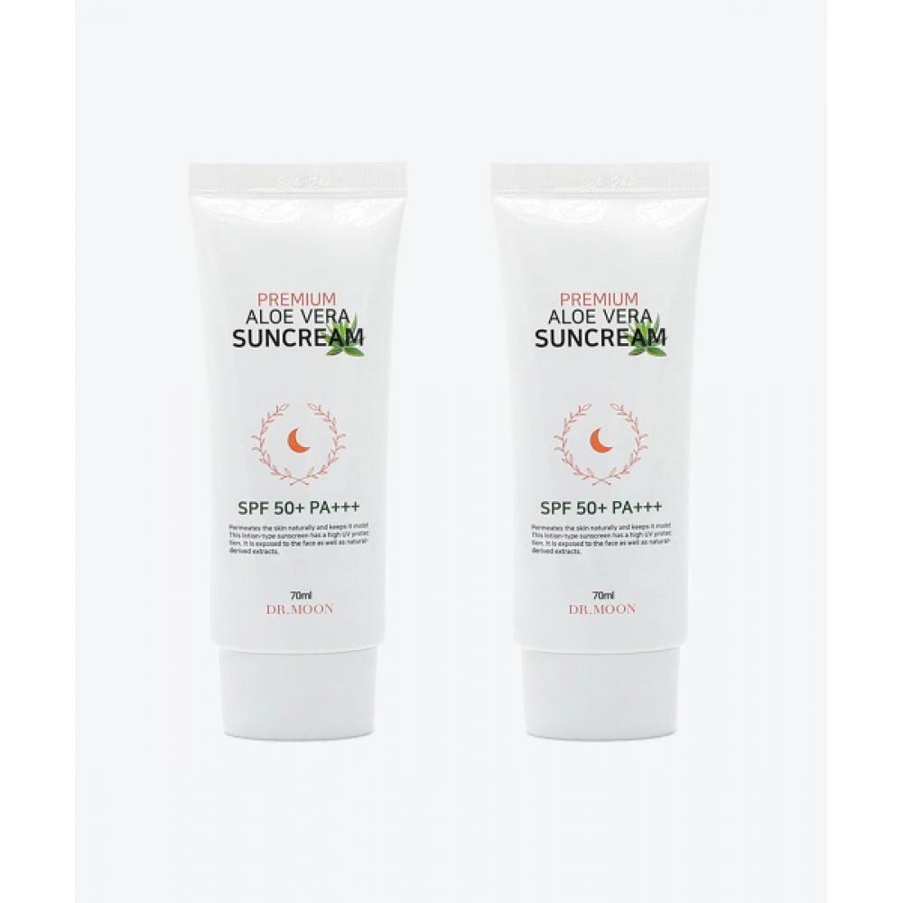

Drmoon Premium Aloe Vera Spf 50+ Pa+++ Sun Cream 70ml Set Of 2 NONE