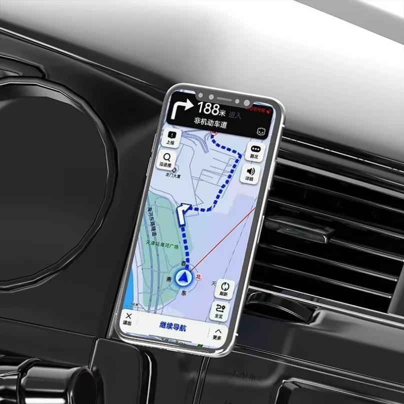 2025 Magnetische Handyhalterung Magnet Smartphone Lüftungsschlitz Ständer GPS Für Xiaomi Mi Huawei Samsung LG iPhone 15 14 13 12 X Xr 8 7