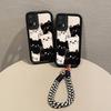 Realme Gt Neo3 Mobile Phone Case Creative Graffiti Black and White Cat