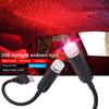 1-5PCS Car LED LED Starry Sky Night Light  5V USB Powered Galaxy Star Projector Lamp for Car Roof Room Ceiling Decor
