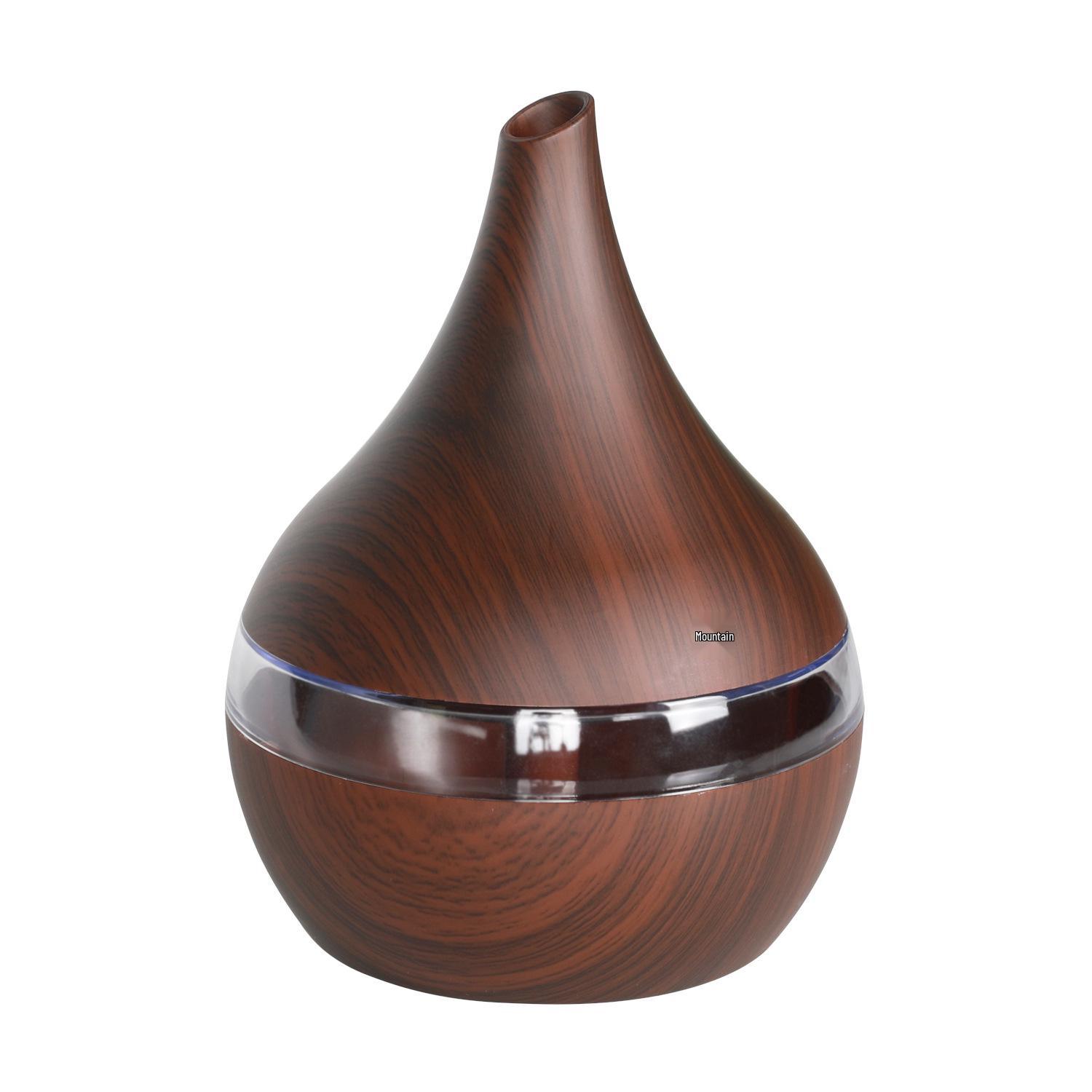 

300ML Wood Grain USB Mini Humidifier & Aroma Diffuser for Home or Office USB