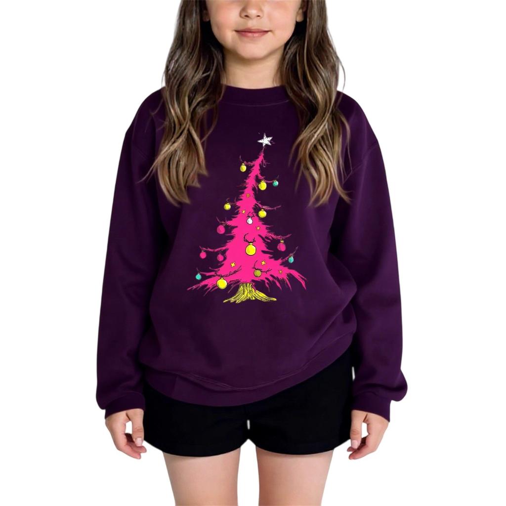 Boys Girls Child Fashion Daily Versatile Casual Crewneck Sweatshirts Daily Long Sleeve Patchwork Top Sweatshirts