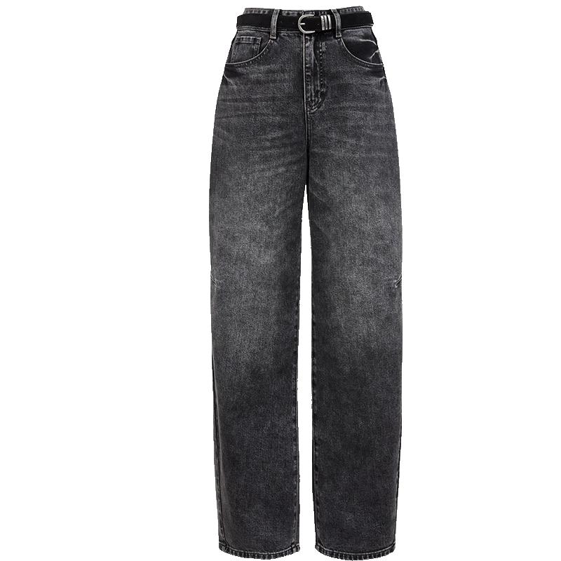 

ONLY 2025 Autumn Vintage Washed Loose High-Waist Jeans for Women S