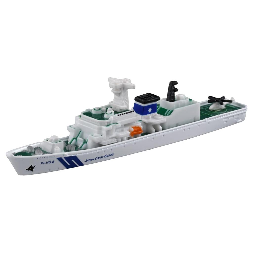 TAKARA TOMY Tomica Long Type Tomica No.140 Japan Coast Guard Patrol Boat Akitsushima PLH32 Mini Car Toy Ages 3 and Up