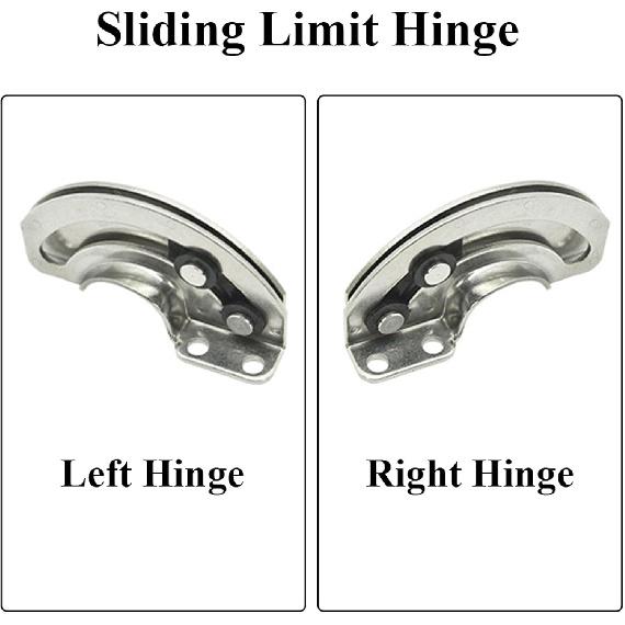 Hidden 90 Degree Hinge 90 Degree Limit Hinge Adjustable Hinge for Indoor Doors, Industrial Electrical Boxes, Cabinets and Automation Equipment(Left