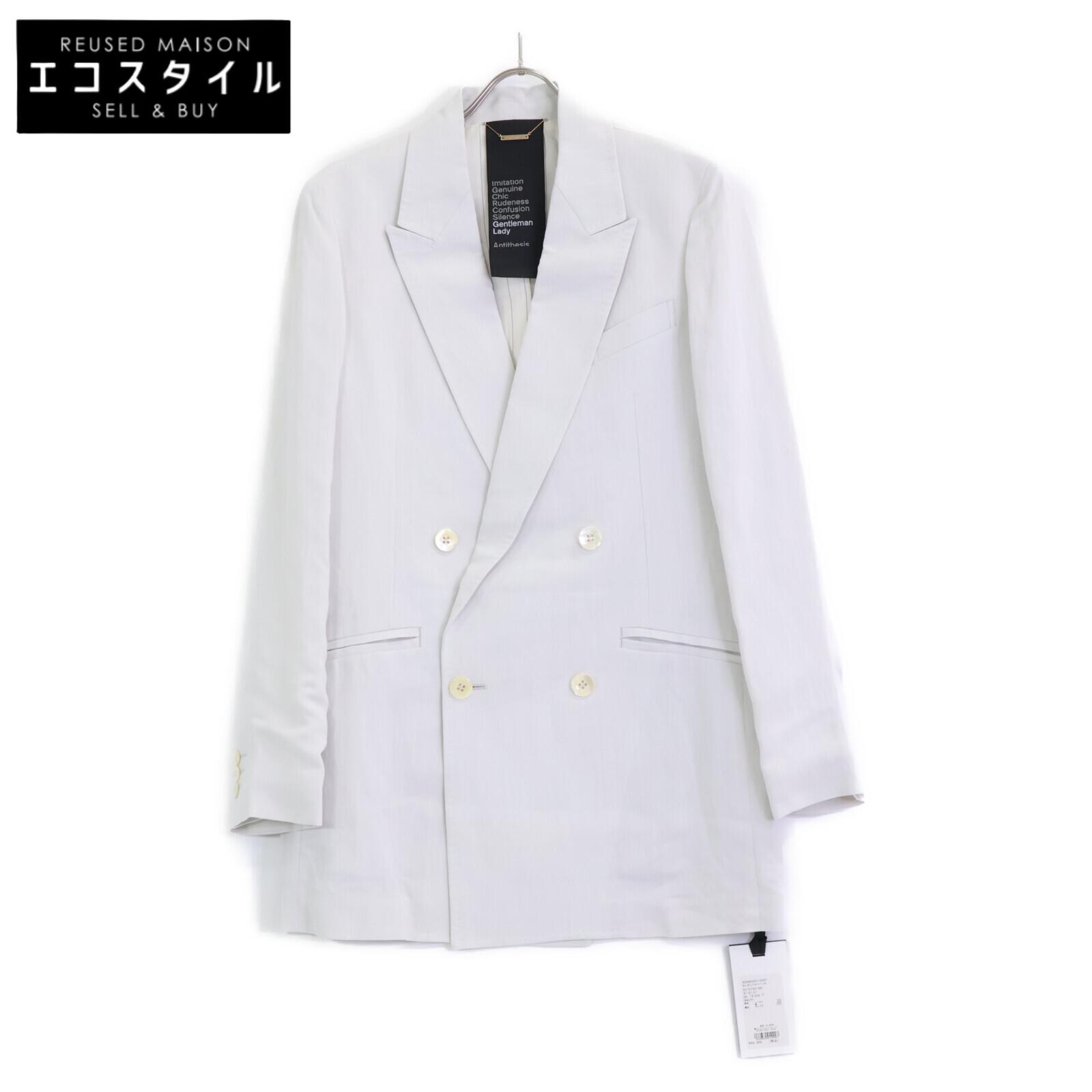 

Chaos Gentleman Lady Light Gray Rayon x Linen GL Cangiolini JK Jacket F Light grayUsed