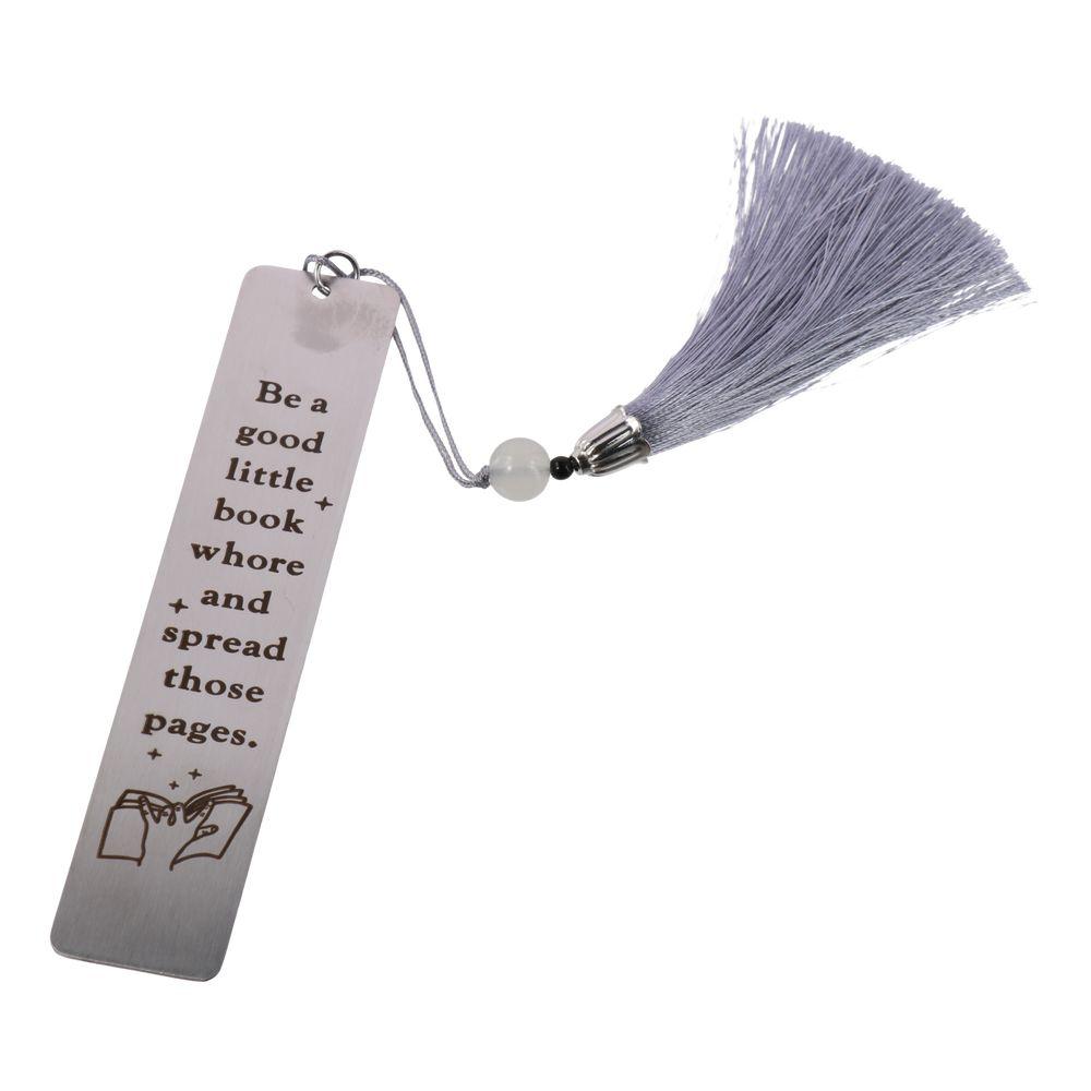 

Be A Good Little Book Bookmark Stainless Steel Reading Crafts Book Clip