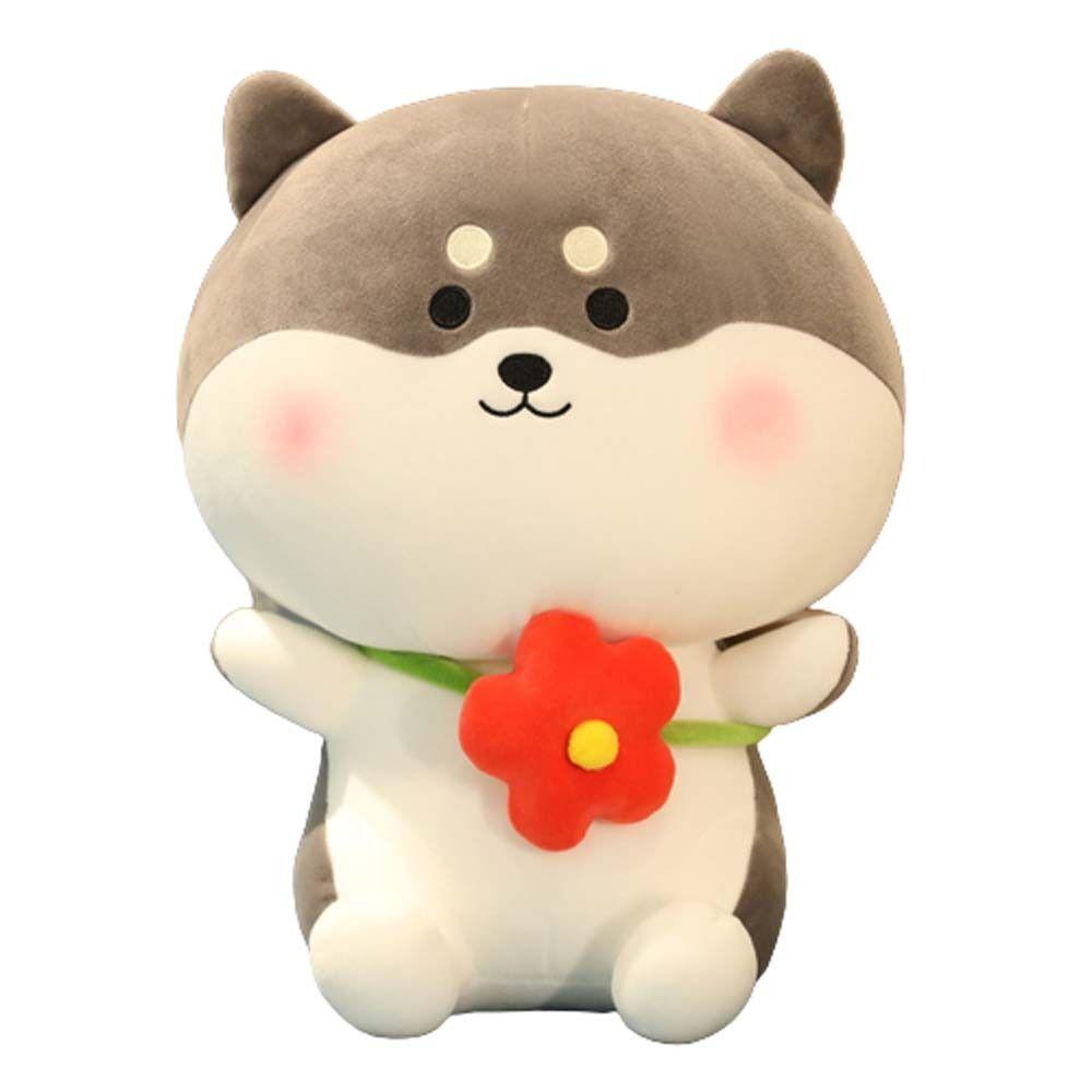 

Сопровождающие игрушки Мягкая игрушка Собака Хаски Декор для свадебной вечеринки Подушка для сна для младенцев Мягкая игрушка Собака Хаски серый