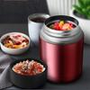Velká kapacita 800ML/1000ML/1200ML Termoska na oběd Přenosné nerezové nádoby na polévku Vakuové baňky Termohrnek