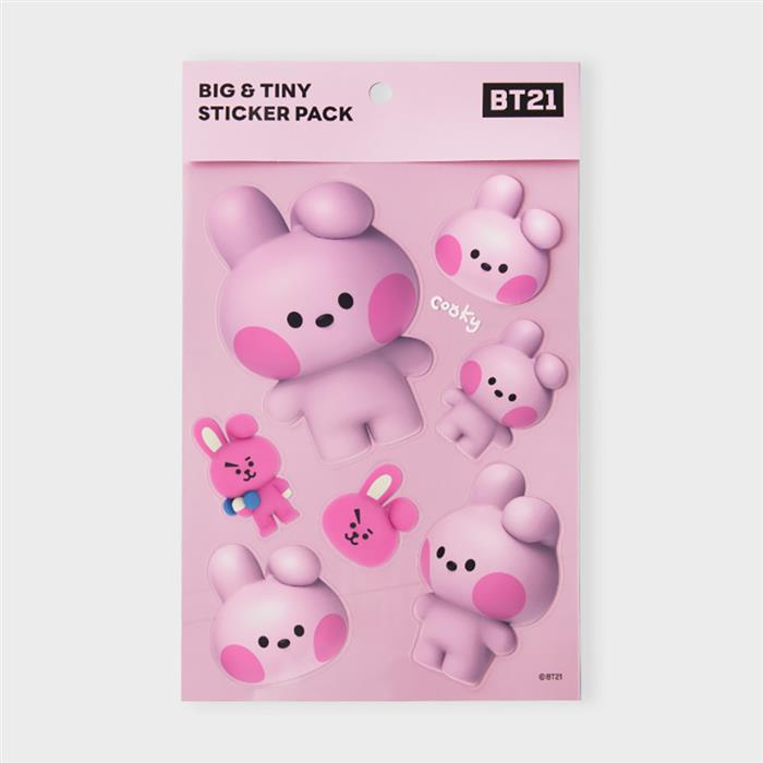 Line Friends BT21 COOKY Big & Tiny Removable Sticker
