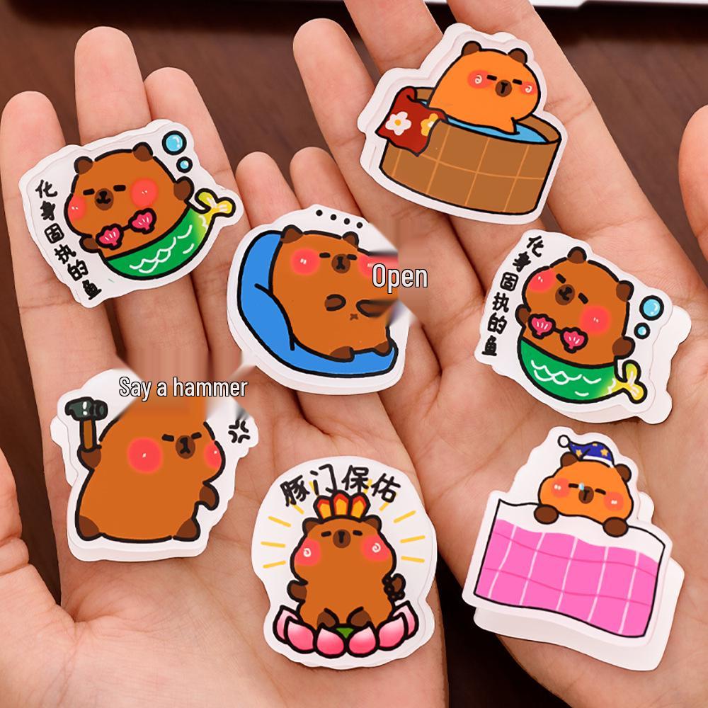 Capybara Keychain - Cute DIY Stationery Gift for Student Graduation or Children's Reward