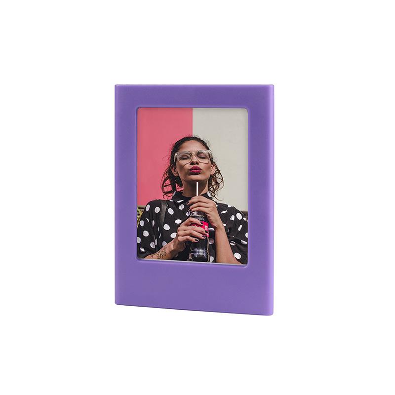 1Pack 3 Inches Blank Photo Frame Acrylic Refrigerator Magnetic Frame Mini Magnetic Refrigerator Photo Picture Frames Display Frame