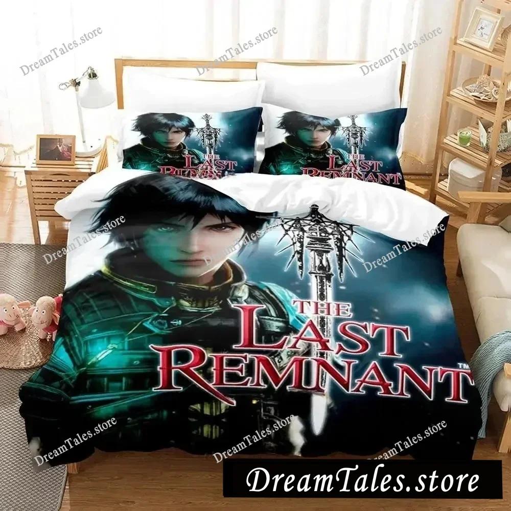 The Last Remnant Bedding Set Cartoon Anime Adult Kid Bedroom Duvetcover Sets 3D Kawaii Quarto Masculino Twin Set Luxury Gift