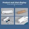 RGB Motion Sensor LED Night Light Double Head Rechargeable Magnetic Wall Lamp for Stair Hallway Cabinet Closet Wardrobe