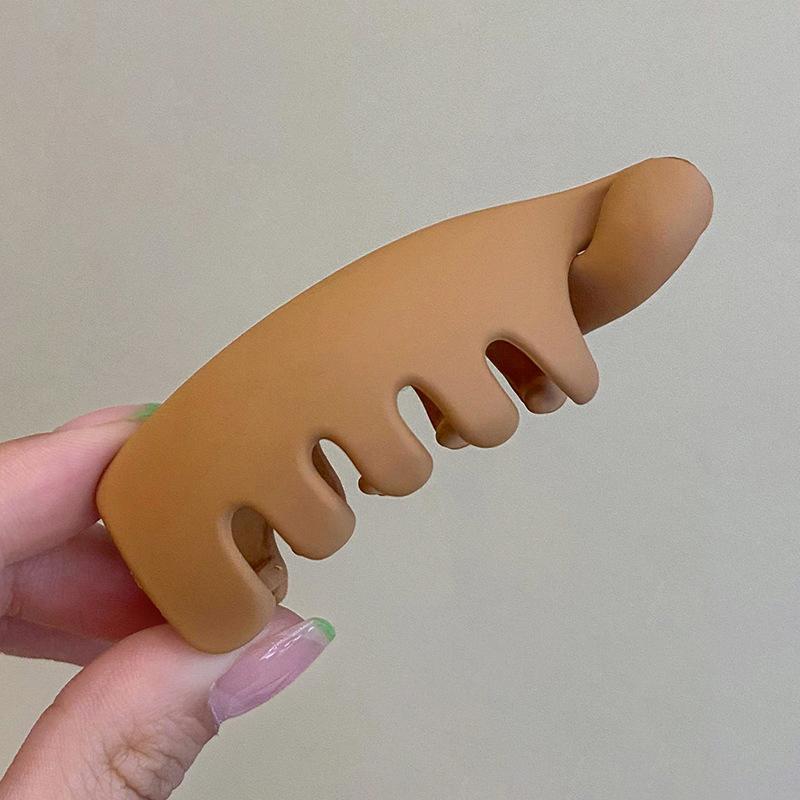 Матовые Клипсы для Высокого Хвоста Однотонный Банан Женские Аксессуары для Прически Зажимы для Хвоста Заколки Зажимы для Волос