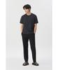 Brenwood [Very Comfortable] Seersack Round Neck T-Shirt Brtam26951Gyx