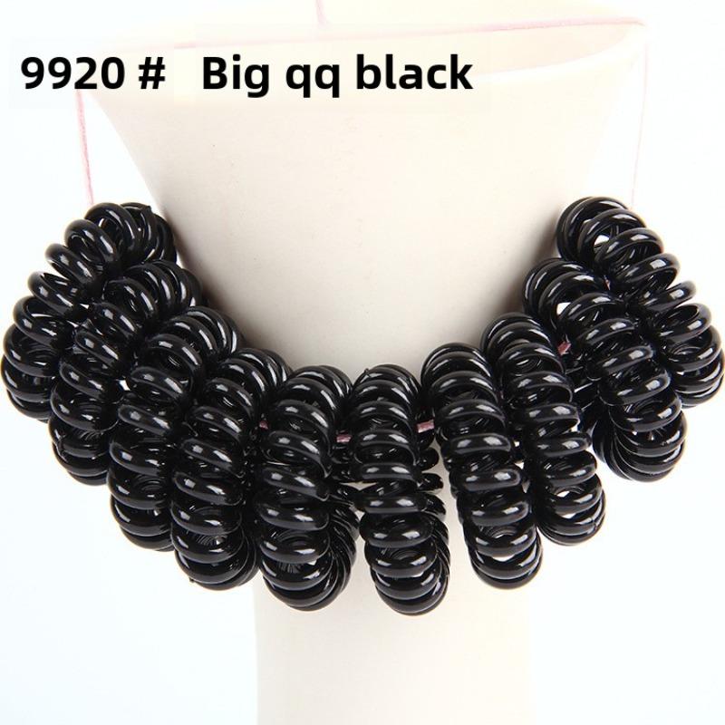

Большая резинка для волос-пружинка, повязка на голову, резинка для волос в виде телефонного шнура, аксессуар для волос для прически пучок 9920#