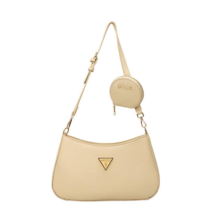 Nová crossbody taška ve tvaru půlměsíce pro matku a dítě - Elegantní dámská taška přes rameno s evropským a americkým květinovým designem