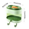 Wall Mount Soap Box with Soft Brush Carrot Double-sided Cleansing Brushes  Kitchen
