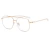 Blue Light Blocking Glasses Women Men With Metal Frame Polished Finish For Office And Casual Wear