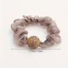 510Pcs Rhinestone Yarn Fashion Simple Ponytail Hair Band Fashionable Way To Wearperfect Choice Of Women'S Dress Up Headwear