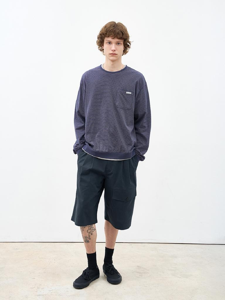 Aepeuteopeulei Eden Plus Long Sleeve T-Shirt Navy