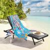 1pc Colorful Seahorse in Vibrant Underwater World 2D Printed Microfiber Beach Towel, quick dry super absorbent. Great for beach