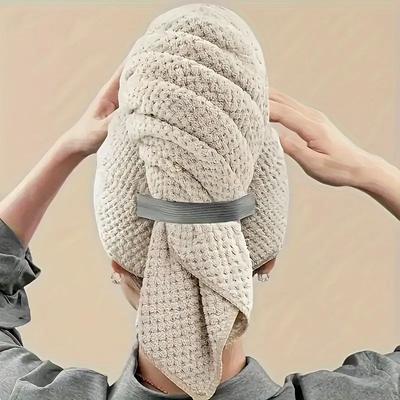 1 STÜCK Duschhaube Magische Mikrofaser Haar Schnelltrocknend Trockner Handtuch Badewickel Kappe Schnell Hut Turban Trocken Duschhaube Haube