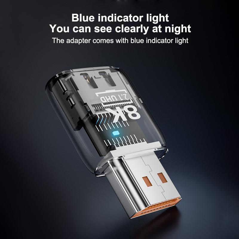 8K -Kompatibler 2.1 Kabeladapter Stecker auf Buchse HDTV-Verlängerung HD-Anschluss für HDTV PS4 Lptop TV-Box Projektor Verlängerung