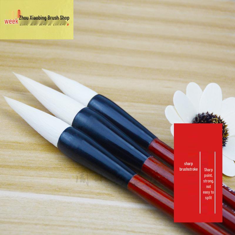 Zhou Xiaobing Pen Shop Jiajian Ti Dou: Student Pen Holders & Calligraphy Tools for Big Characters, Couplets, Regular Script, and Flower-Bird Painting.