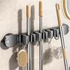 Space Saver Broom Hanger Garage Storage 43.7*7.5*5.5cm Easy Installation Indoor Storage Kitchen Organizer For Brooms
