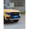 For Ford Ranger Ranger T9 2023-2026 TPE Black Car Front Tow Hitch Protective Cover Tow Hitch Trim Car Accessories