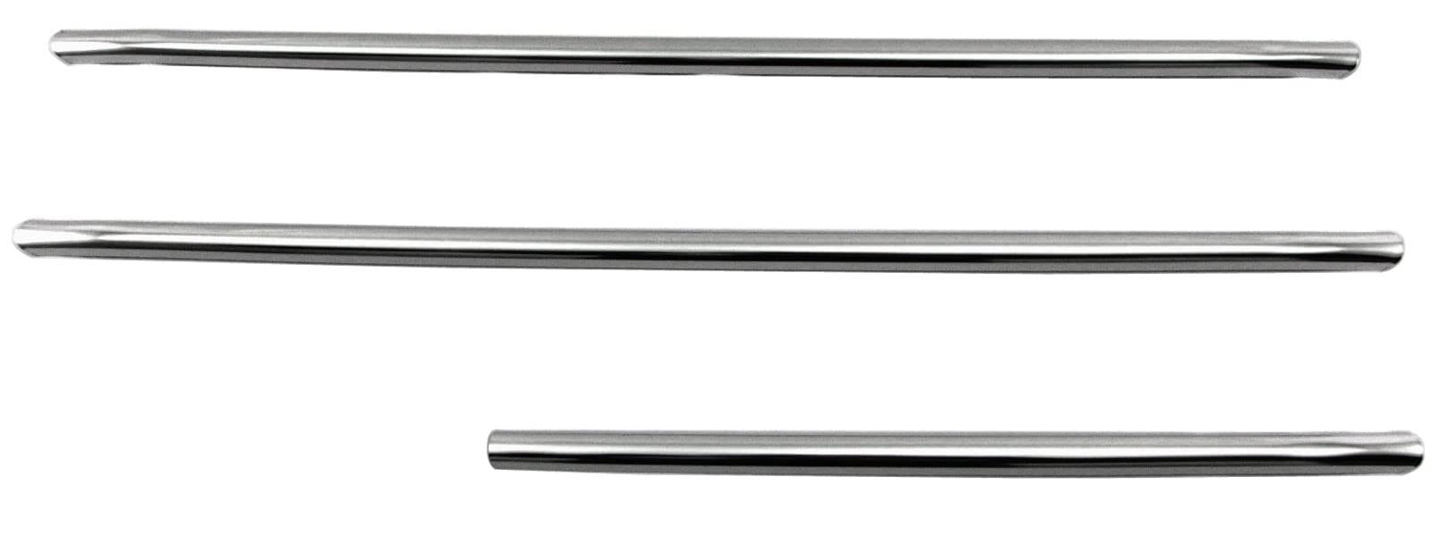 

BRIGHTZ FBUM-MOL-089 DA17W Супер зеркальный хромированный передний бампер Molle 3 шт. DA17 DA серебряный