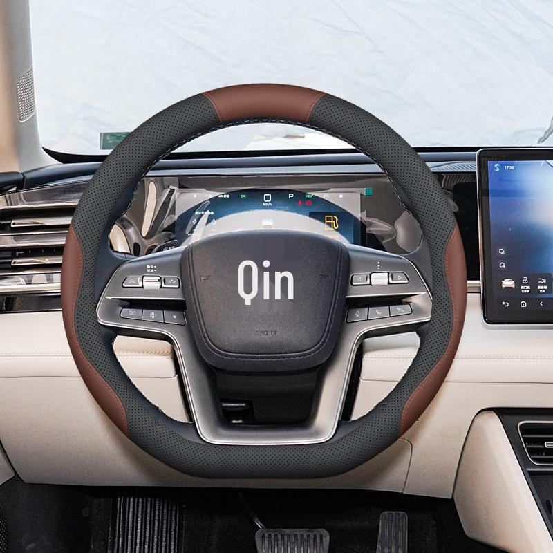 Steering Wheel Cover for BYD: Compatible with Qin L, Song PLUS, Han L, Tang L, Song Pro, Xia Yuan UP, Destroyer 05, and e7 models.