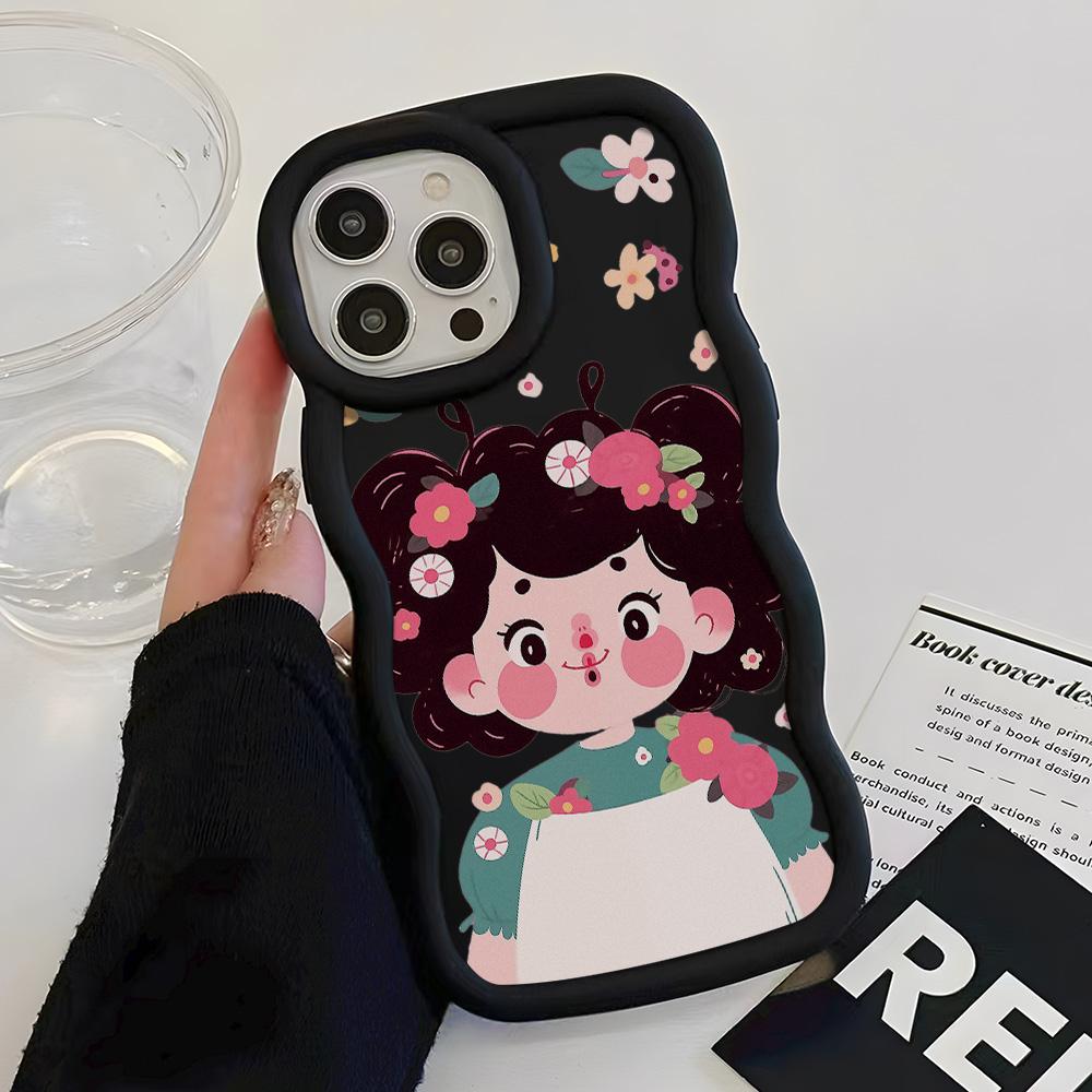 

Чехлы для мобильных телефонов iPhone 11 13 XR 15 Pro Max 12 14 Pro Max Чехол для iPhone 16 7 Plus 8 Plus XS Max 15 Plus Macaron Cartoon Cute Anti-Drop Водонепроницаемый iPhone 15 Plus чёрный