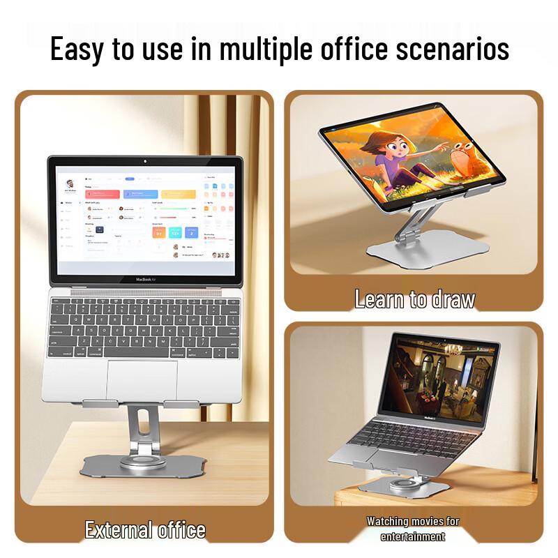Ollymurs Adjustable & Foldable Laptop Stand