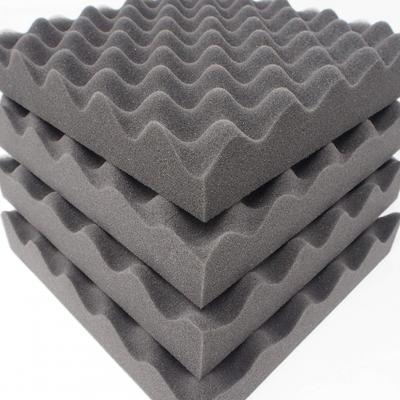 [Ready-to-use Corrugated 5cm Set of 4] Soundproofing Fast Lab Extra Thick Corrugated Urethane Foam Sponge Sound Absorbing Material Cushioning Material