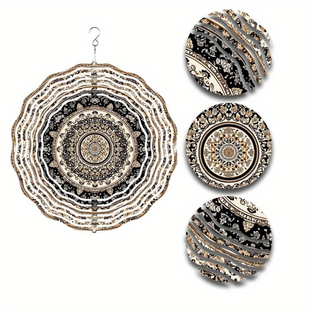 Wielowarstwowy wiatrak do dekoracji domu i ogrodu Styl klasyczny Ozdoba zewnętrzna na każdą porę roku Nie wymaga prądu