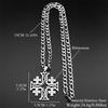 Jerusalem Cross Pendant Necklace for Women Men Stainless Steel Gold Color Christian Rhinestones Hip Hop Chain Necklaces Jewelry