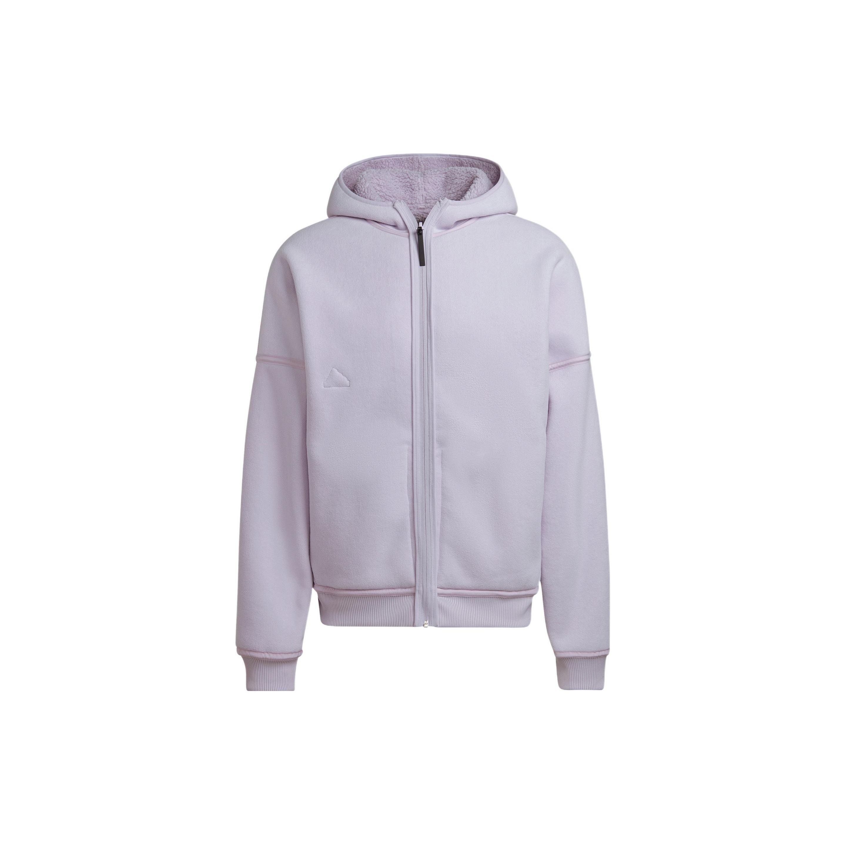 

adidas Sportswear New Polar Full Zip Hooded Jacket Purple HN1946 L