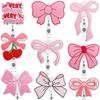 Creative Polyester Bowknot Nurse Clip Multiple Styles Crafting Supplies for Hospital Workers and Team Identification