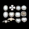 Xiaoxiangfeng Retro Old Series Alloy Jewelry Pearl Diamond Hole Shoes Diy Flat Bottom Buckle Mobile Phone Case Accessories