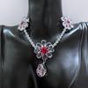 European & American Zirconia Flower Necklace Set - Luxury Cold Style Clavicle Chain Jewelry