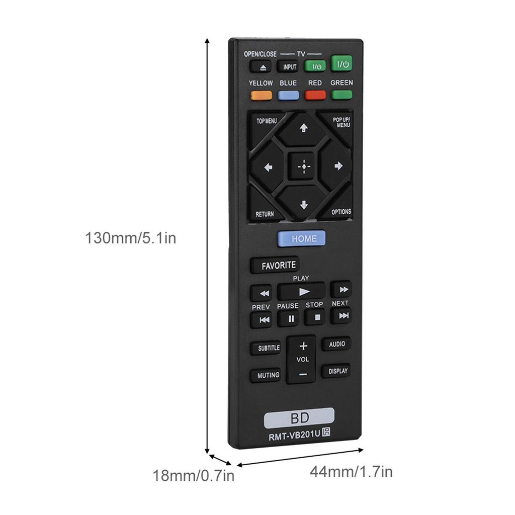 Replacement RMTVB201U DVD BluRay Remote Control For SONY BDPS3700 BDPBX370