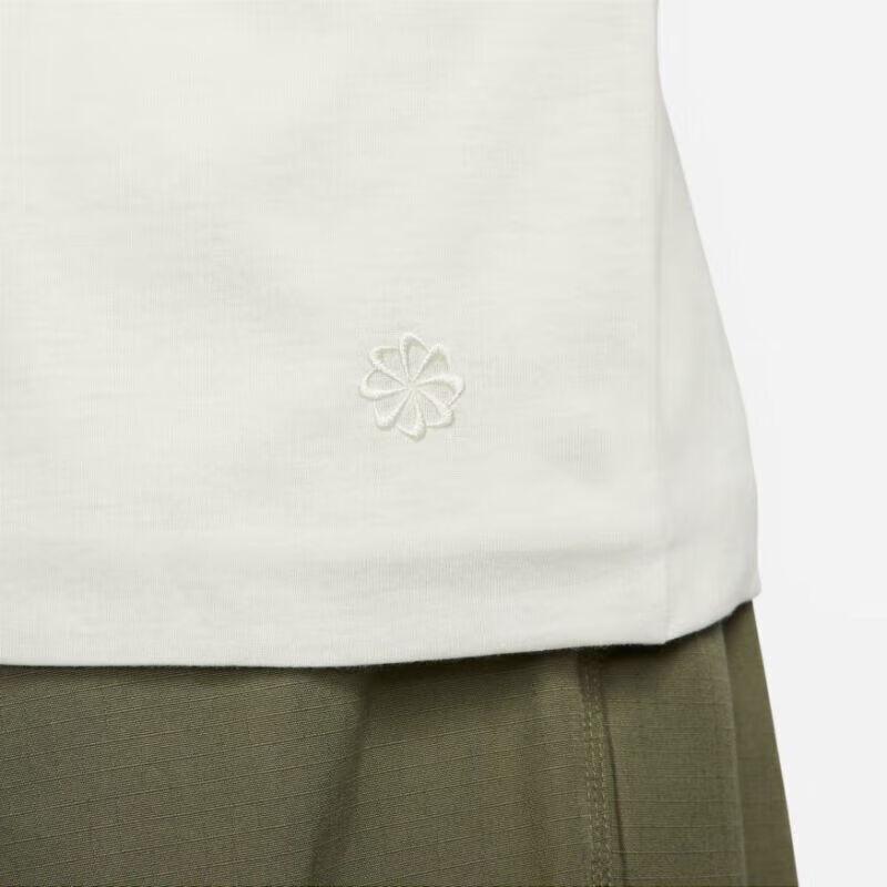 Nike Pure Color Fitness Running Sports Casual Breathable Short Sleeve T-Shirt Men Tops White FB7393-020