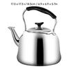 Stainless Steel Stovetop Teapot Folding Handle Whistling Tea Kettle Stovetop Kettle  Tea Brewing