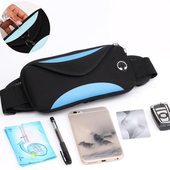 Men Fanny Pack Fasten Tape Key Holder Convenient